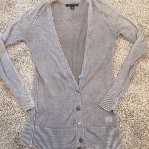 Banana Republic gray cardigan